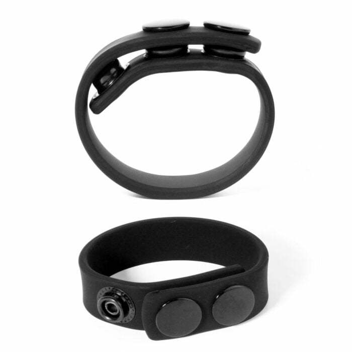 Brutus 3 Snap Silicone Cock Strap | UberKinky